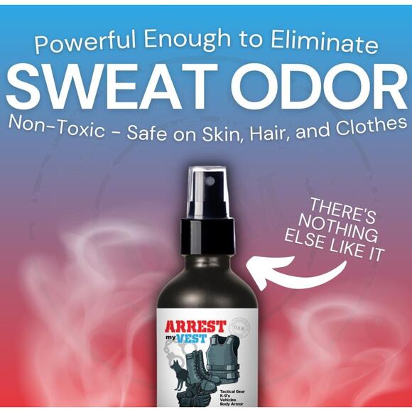 Arrest My Vest Midnight Scent Military Police Grade Odor Eliminating Spray 16 oz - Picture 14 of 16